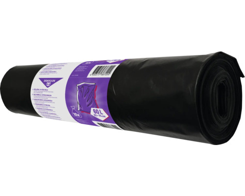 Rulou cu saci de gunoi, 60 litri, 62 x 75 cm