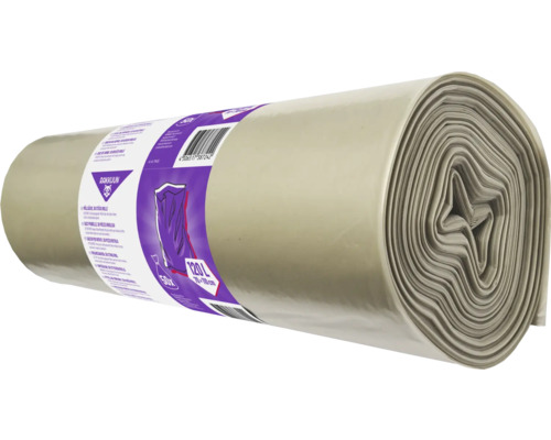 Rolă saci de gunoi, 120 litri, 50 bucăți