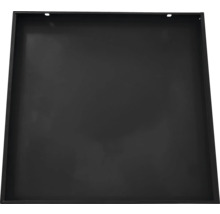 Tavă de ghiveci neagră din metal