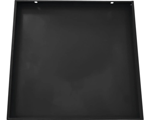 Tavă de ghiveci neagră din metal