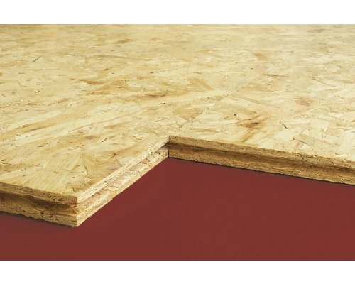 Placă OSB în secțiune transversală