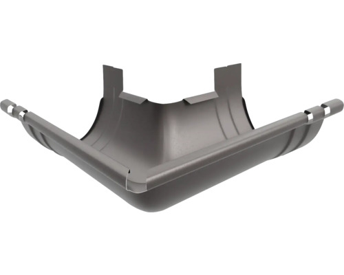 Colțar exterior jgheab Bravo metalic Ø 150 mm mahon | HORNBACH