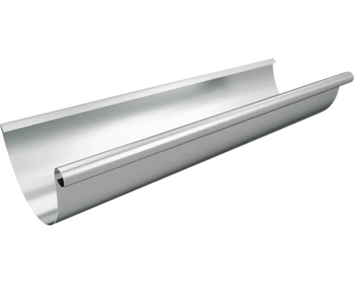 Jgheab Bravo Ø 125 mm 3 m zinc | HORNBACH