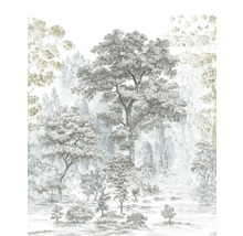 Tapet cu motiv de peisaj forestier