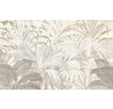 Tapet cu imprimeu de frunze pentru decorarea pereților