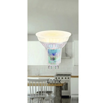 Bec LED GU10 cu lumină de 4000 Kelvin