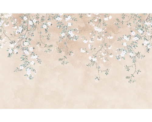 Tapet decorativ cu model floral pentru interior