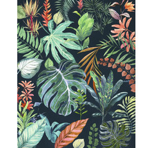 Ilustrație cu diverse frunze tropicale