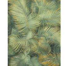 Prim-plan cu frunze de palmier