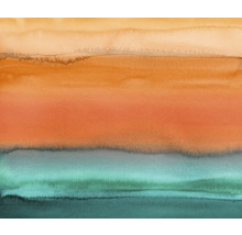 Design abstract de acuarelă cu degradeuri orizontale de culoare
