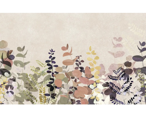 Ilustrație cu motive vegetale pentru decorarea pereților