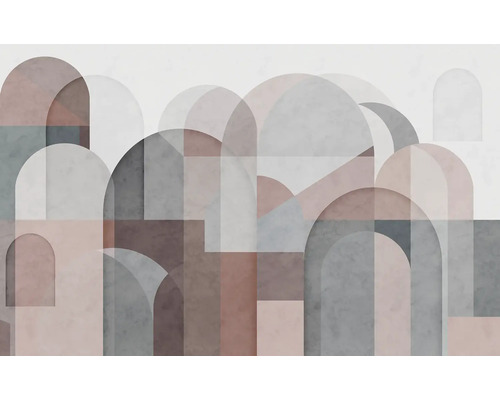 Fototapet vlies P268-VD4 Archway 400x250 cm Pictură murală abstractă cu arce și forme geometrice