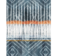 Model de material textil cu dungi și forme geometrice