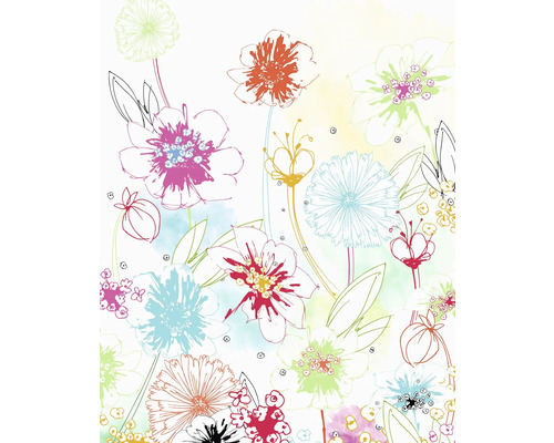 Ilustrație cu diverse modele florale