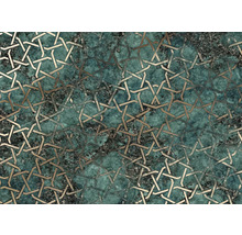 Tapet cu model geometric pe fundal marmorat