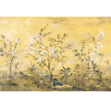 Pictură cu copaci și plante