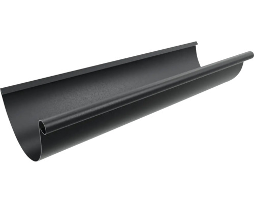 Jgheab metalic PRECIT 3 mØ 125 mm negru RAL 9005 Canal de scurgere din metal