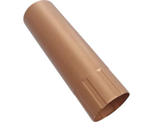Burlan metalic PRECIT 3 m Ø 90 mm cupru RAL 8004 Conductă de coborâre din metal, de culoarea cuprului