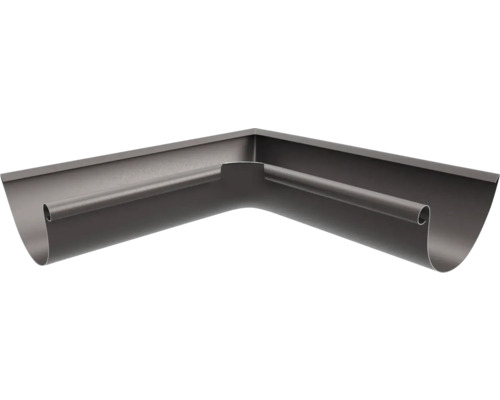 Jgheab PRECIT Ø 125 mm 2 m maro RAL8019 | HORNBACH