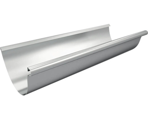 Jgheab Bravo Ø 125 mm 3 m zinc | HORNBACH