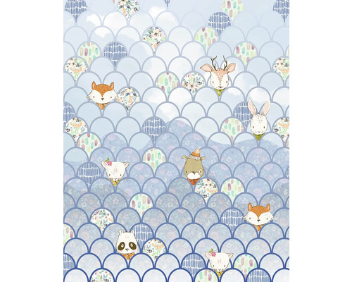 Tapet cu motive animale și design de scoici