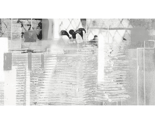 Operă de artă abstractă cu forme geometrice