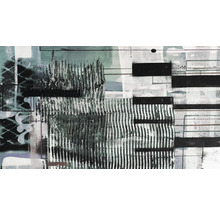 Imagine de perete abstractă cu elemente grafice