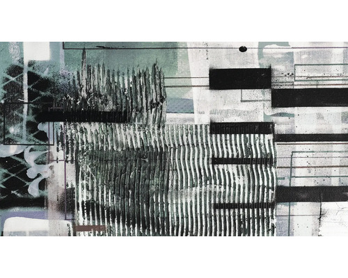 Imagine de perete abstractă cu elemente grafice