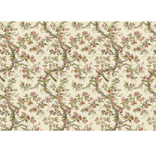 Tapet cu model de păsări și flori