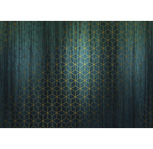 Model grafic cu forme geometrice pe fundal texturat