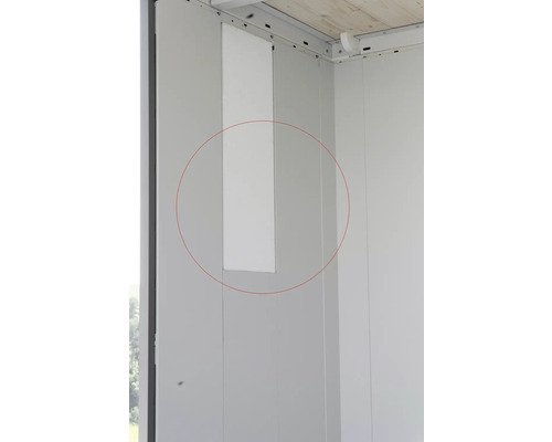 Izolație pentru magazie Biohort Neo 2D/3C/4B ușă standard, 3D/4C ușă dublă Panou de perete interior cu scobitură