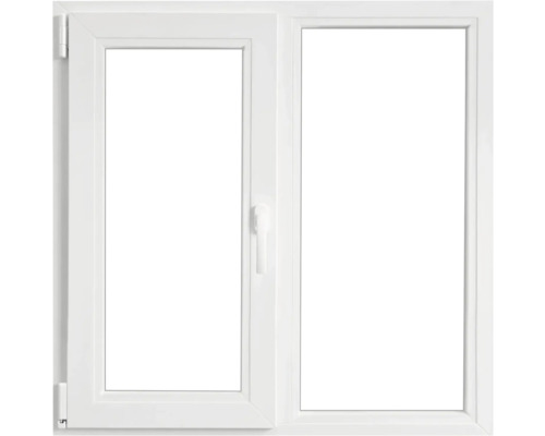 Fereastră din plastic alb cu două canaturi