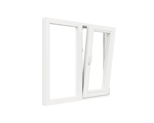 Fereastră din plastic albă, funcție de deschidere și înclinare