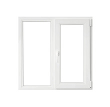 Fereastră din plastic alb cu două canaturi