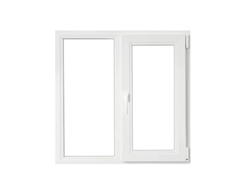 Fereastră din plastic alb cu două canaturi