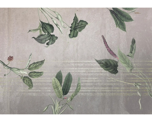 Tapet decorativ cu motive vegetale pentru interior