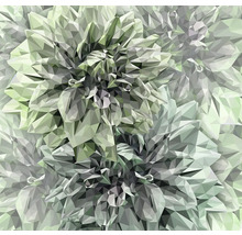 Reprezentare abstractă a unei dalii cu forme geometrice