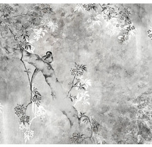 Tapet cu model cu pasăre și flori