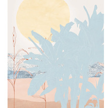 Reprezentare abstractă a plantelor sub un soare