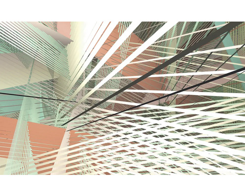 Model abstract cu linii și suprafețe