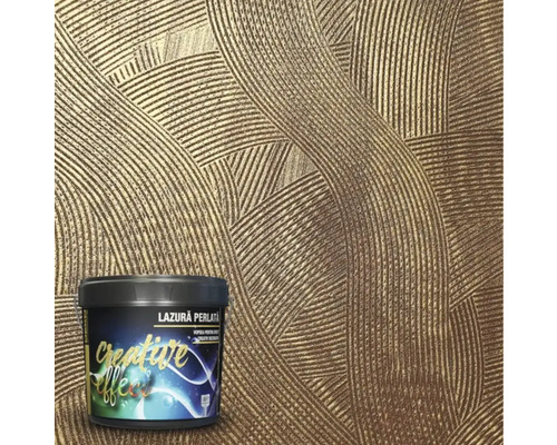 Tencuială decorativă cu efect perlat și cutie de vopsea