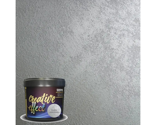 Tencuială decorativă Equinox de la Sospiri cu efect în fața unei structuri de tencuială aplicate