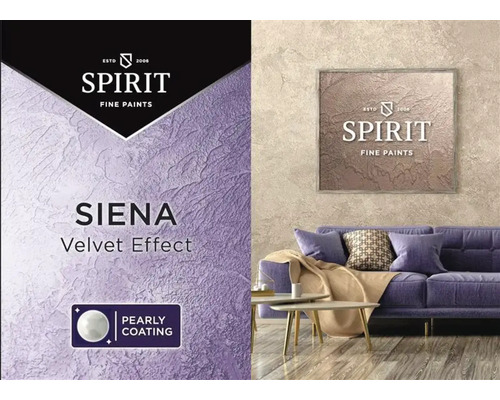 Efect de catifea Siena de la Spirit Fine Paints