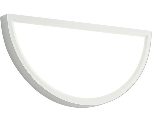 Aplică perete interior cu LED integrat Revit 18W 1800 lumeni 3000-6500K alb Fereastră semicirculară cu ramă