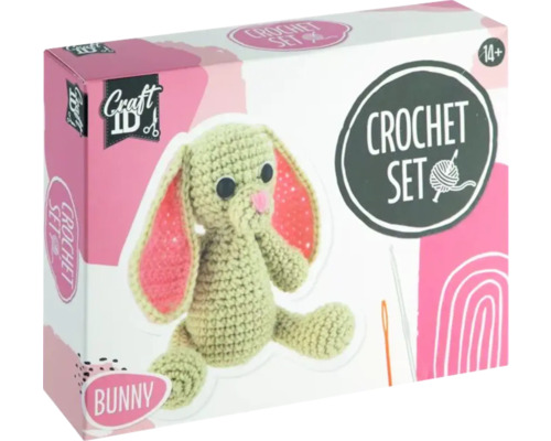 Set croșetat iepuraș Set croșetat iepure pentru adulți, inclusiv croșetă și fire