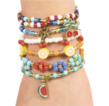 Brățară cu mai multe rânduri cu motive de fructe și flori