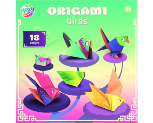 Set de bricolaj origami păsări cu 18 modele