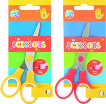 Două foarfece pentru dreptaci, 13 cm, potrivite de la 3 ani