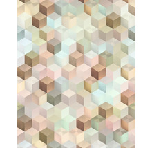 Model abstract de cuburi pentru decorarea pereților