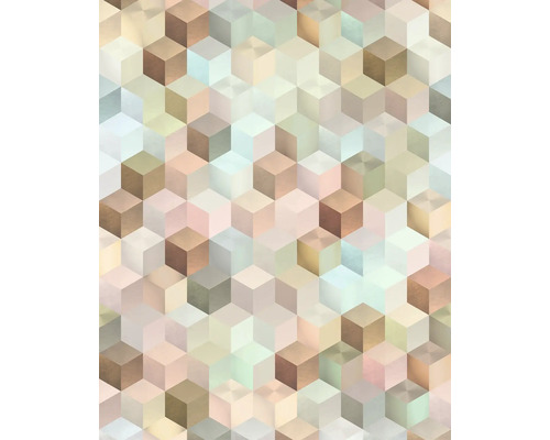 Model abstract de cuburi pentru decorarea pereților